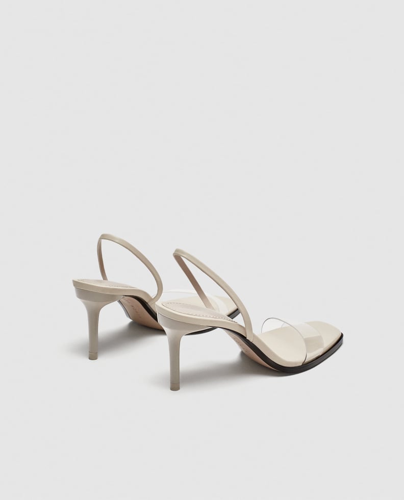 Zara Vinyl Strap Sandals