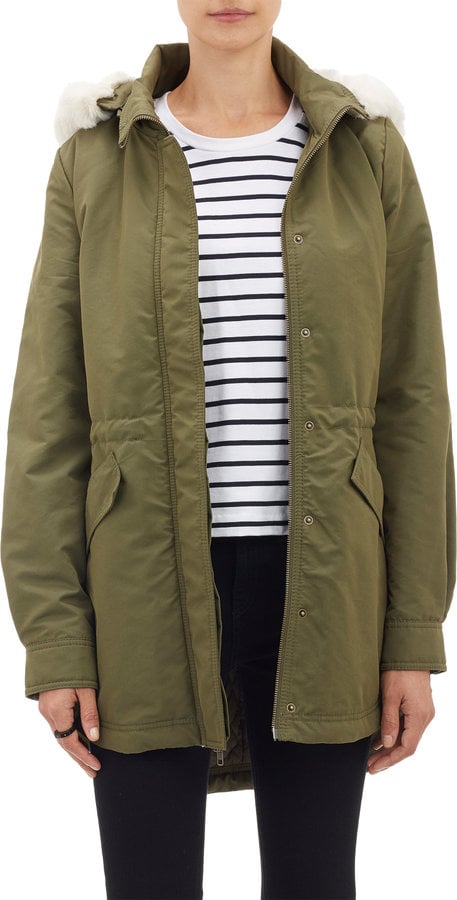 Barneys New York Hooded Anorak