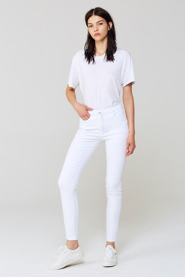 3x1 W3 High Rise Channel Seam Skinny Aspro ($185)
