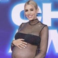Heather Rae El Moussa Shows Off Her Baby Bump in a Totally Sheer Embellished Gown