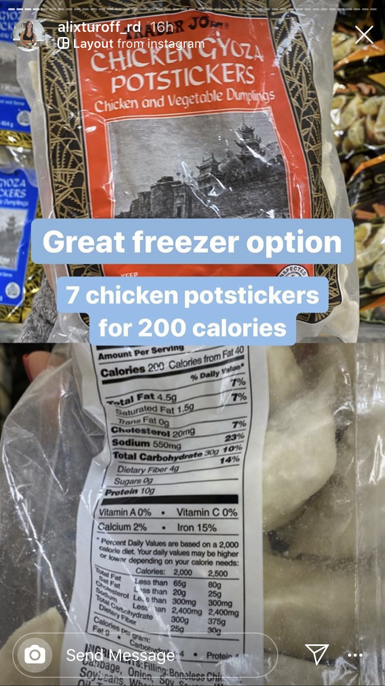 TJ's Chicken Gyoza Potstickers ($3)