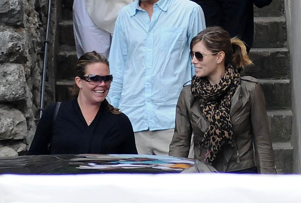 Jessica Biel at Wedding Rehearsal