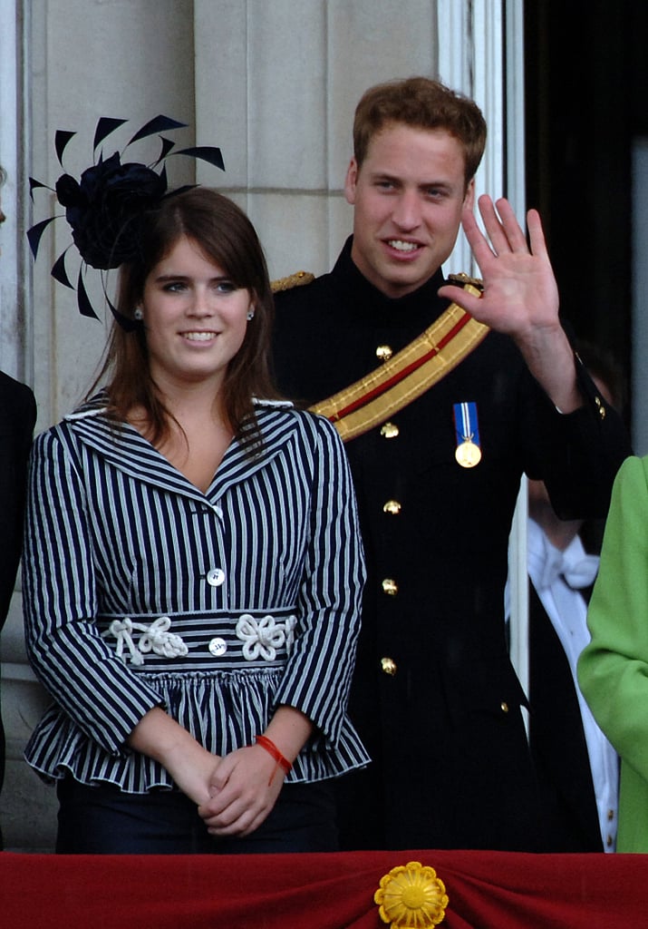 Pictured: Princess Eugenie, Prince William.