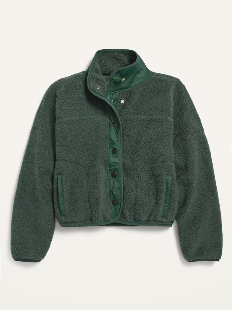 Sherpa/Nylon Hybrid Jacket