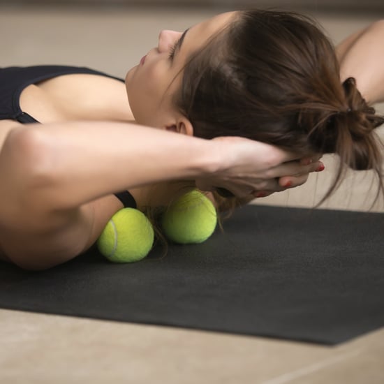 Self Massage Technique For Muscle Pain Using Tennis Balls