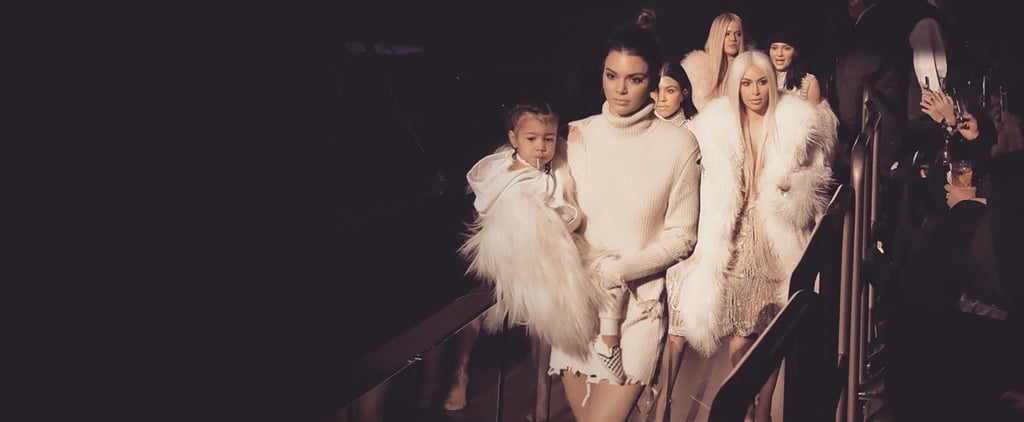 The Kardashian-Jenner Family at Kanye West's Fashion Show