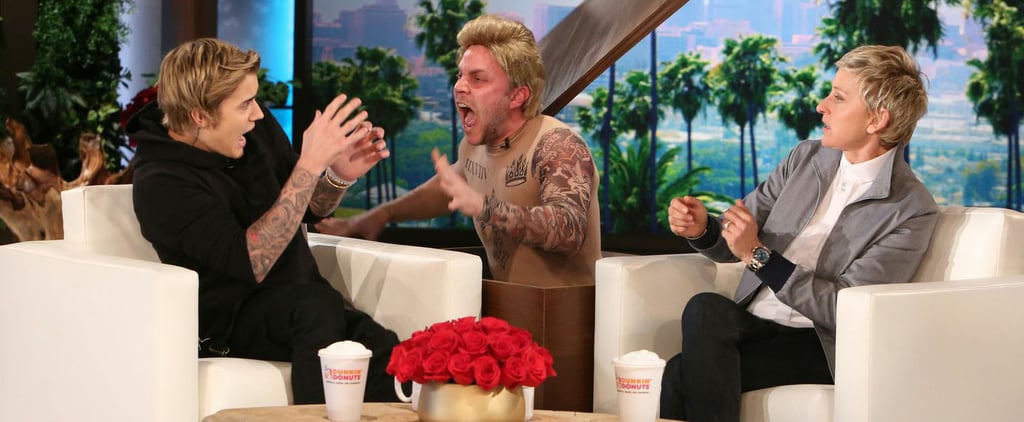Ellen DeGeneres Scares Justin Bieber | Video