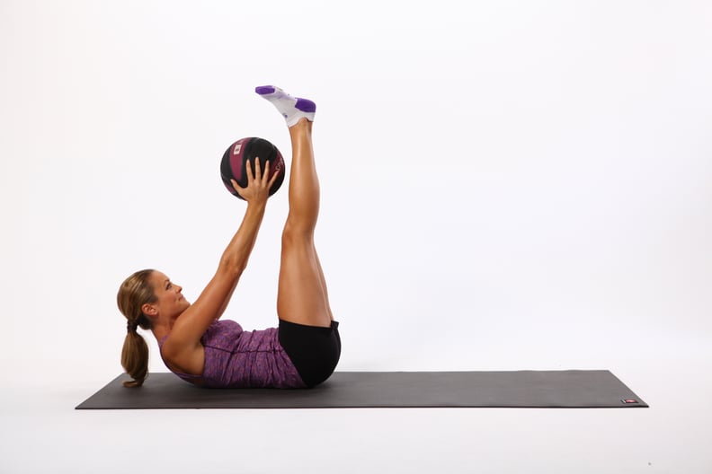 Double-Crunch Pulse With Medicine Ball