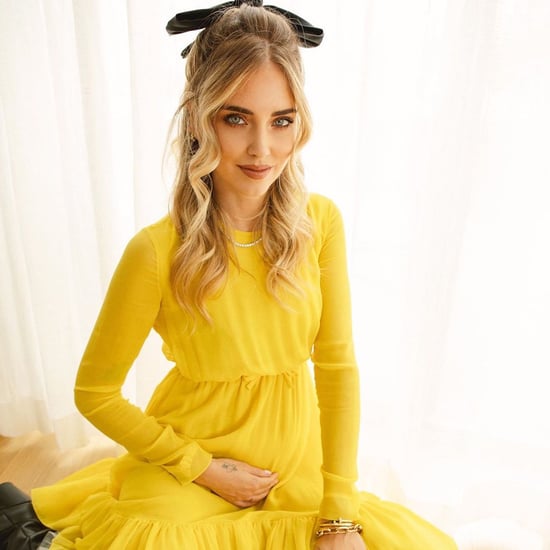 Chiara Ferragni's Yellow Giambattista Valli Maternity Dress