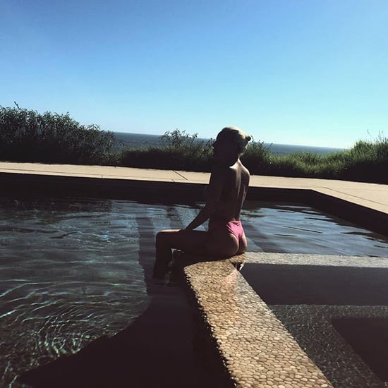 Lady Gaga Topless Poolside Photo