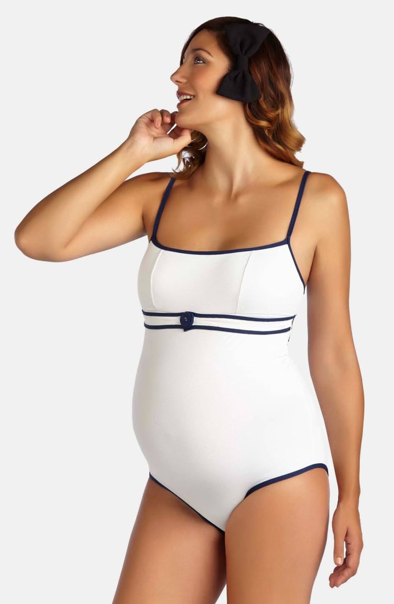 Rimini Pink Stripe Maternity Swimsuit – Mums and Bumps