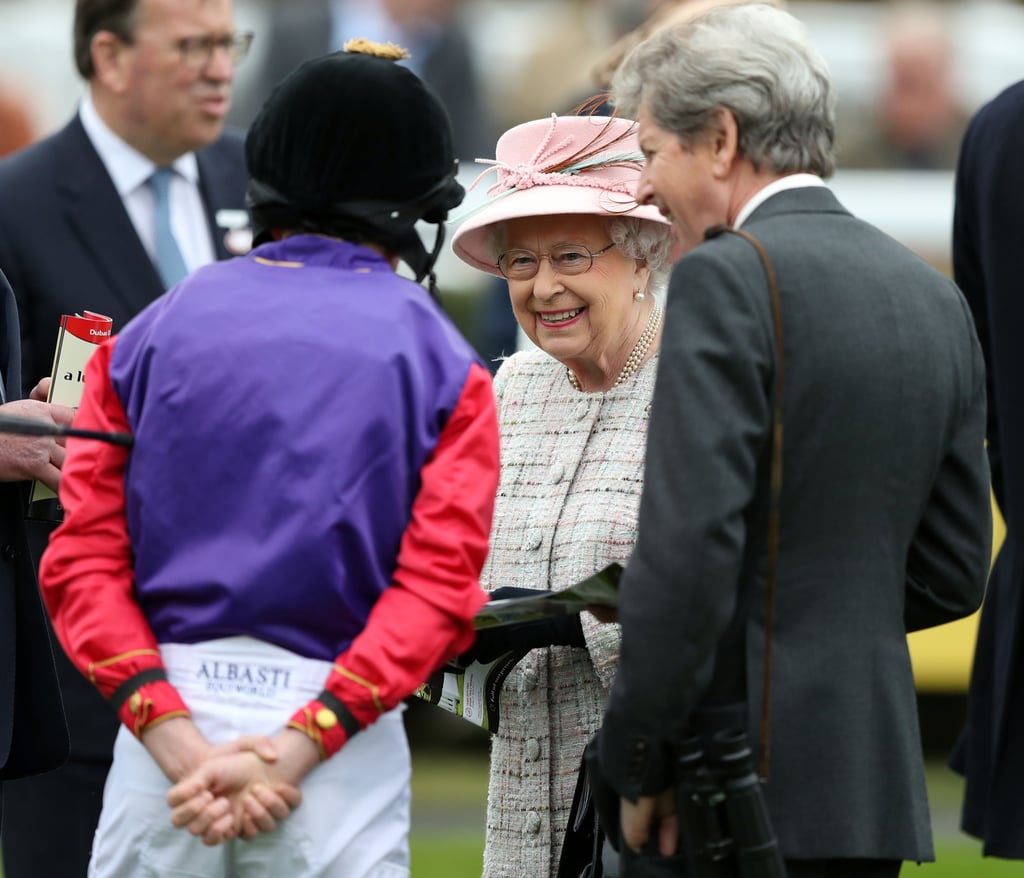 Queen Elizabeth II at Newbury Racecourse on Birthday 2017