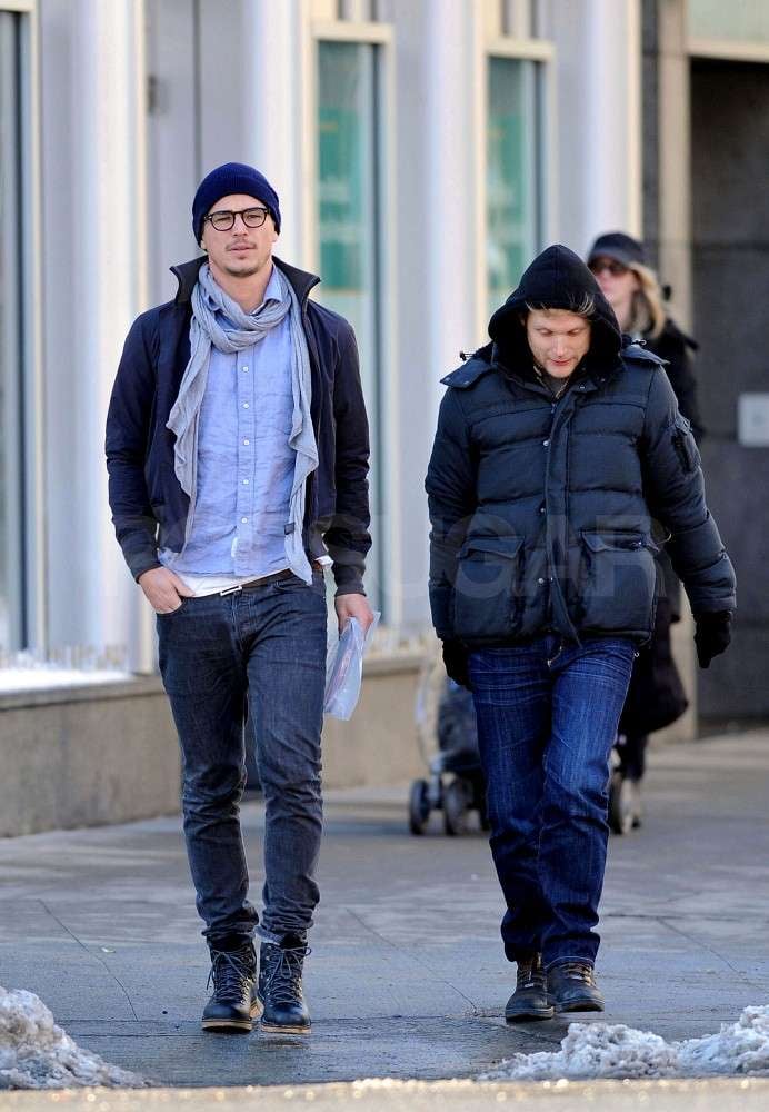 Pictures of Josh Hartnett Wearing Glasses on a Stroll in NYC