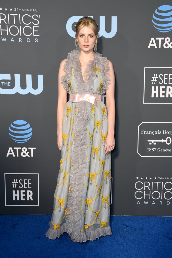 Lucy Boyton at the 2019 Critics' Choice Awards