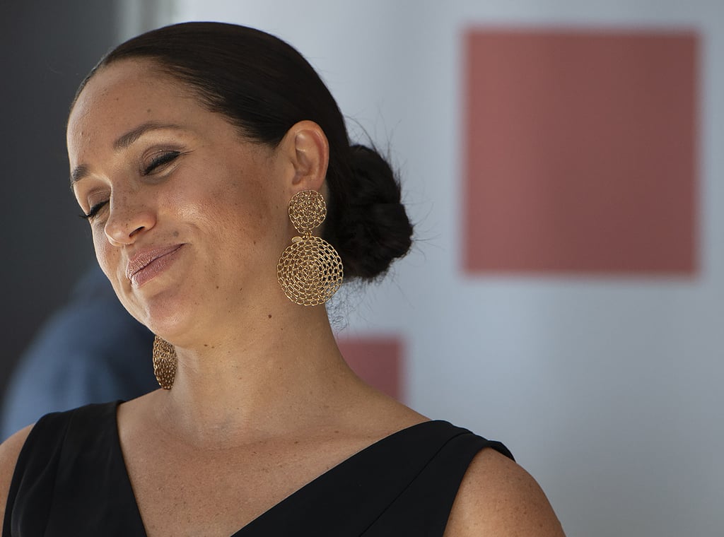 Meghan Markle's Gold Earrings in Cape Town, South Africa