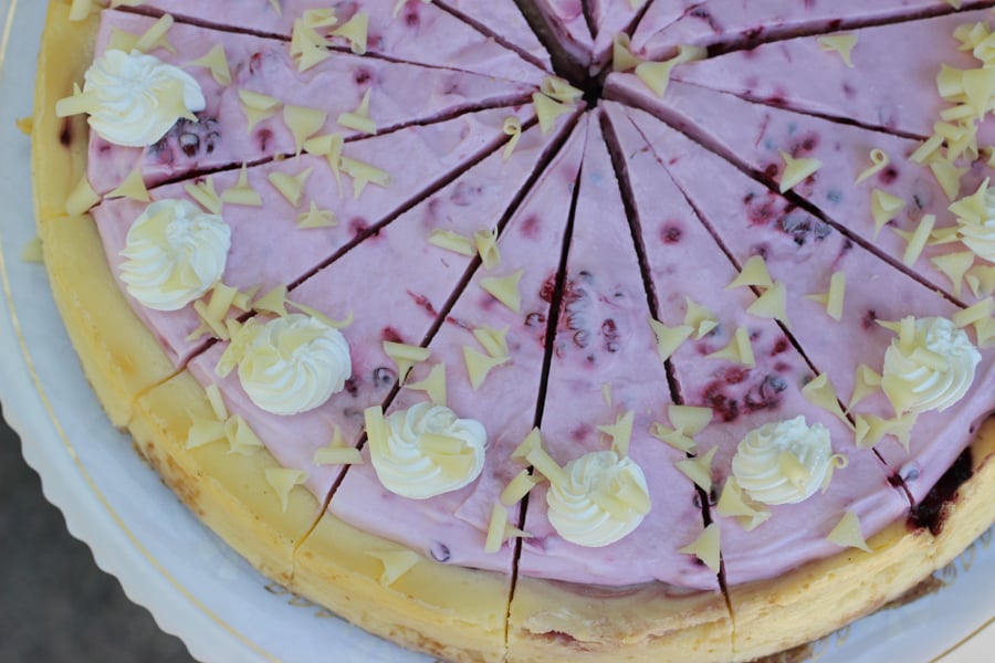 Boysenberry Cheesecake at Ghost Town Bakery Boysenberry Cheesecake at Ghost Town Bakery