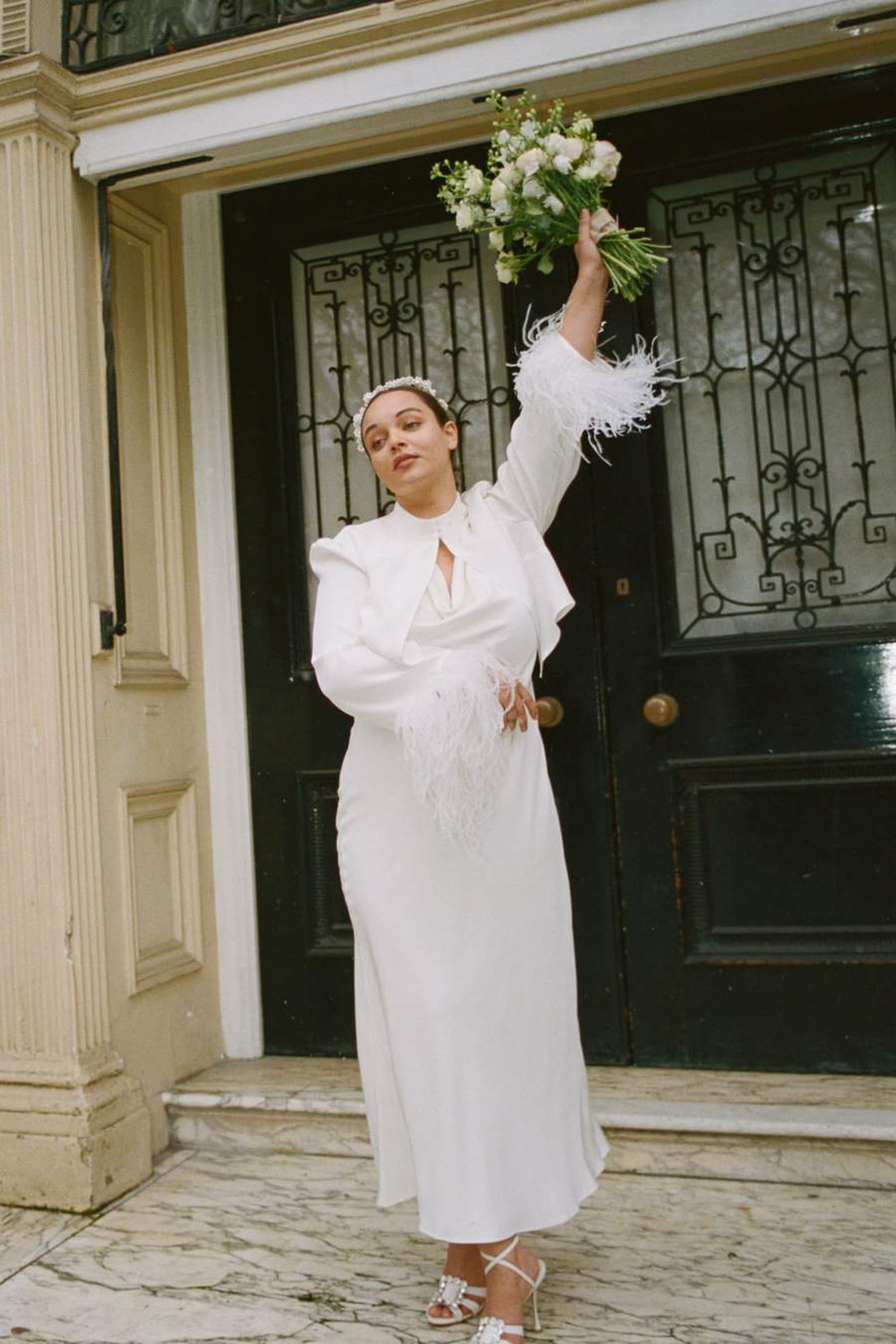 Where to Buy a Simple White Wedding Dress For Small Ceremony | PS Fashion