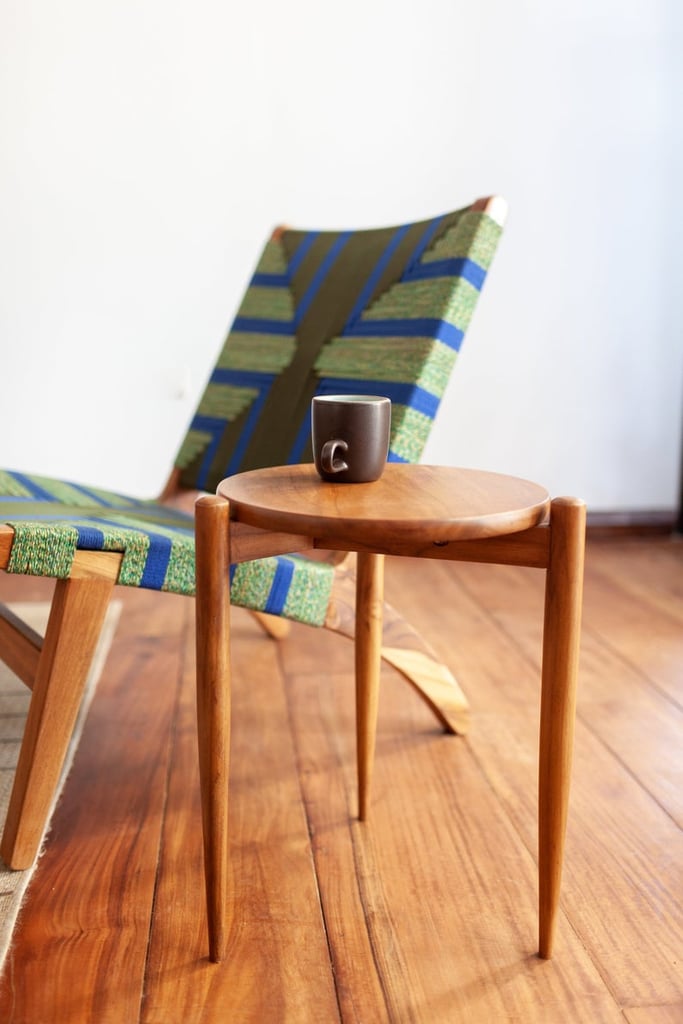 Teak Furniture Rustic Walnut Side Table