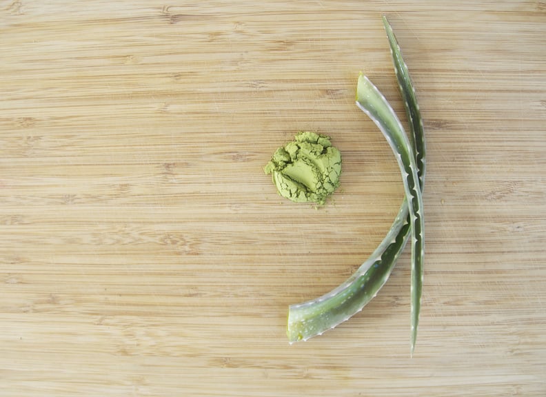 Soothing Aloe and Matcha Mask For Oily Skin