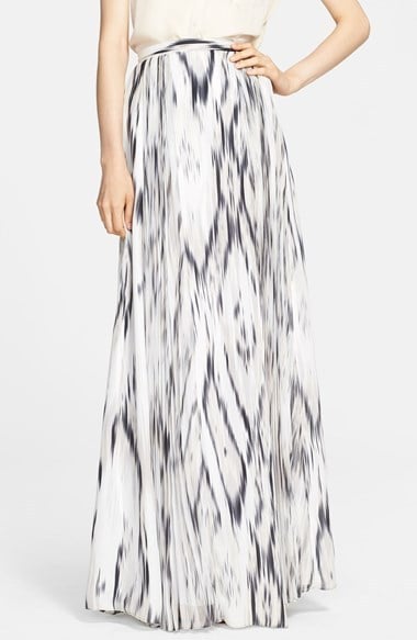 Parker Ikat-Print Maxi Skirt