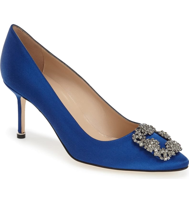 Manolo Blahnik Hangisi Pointy Toe Pump