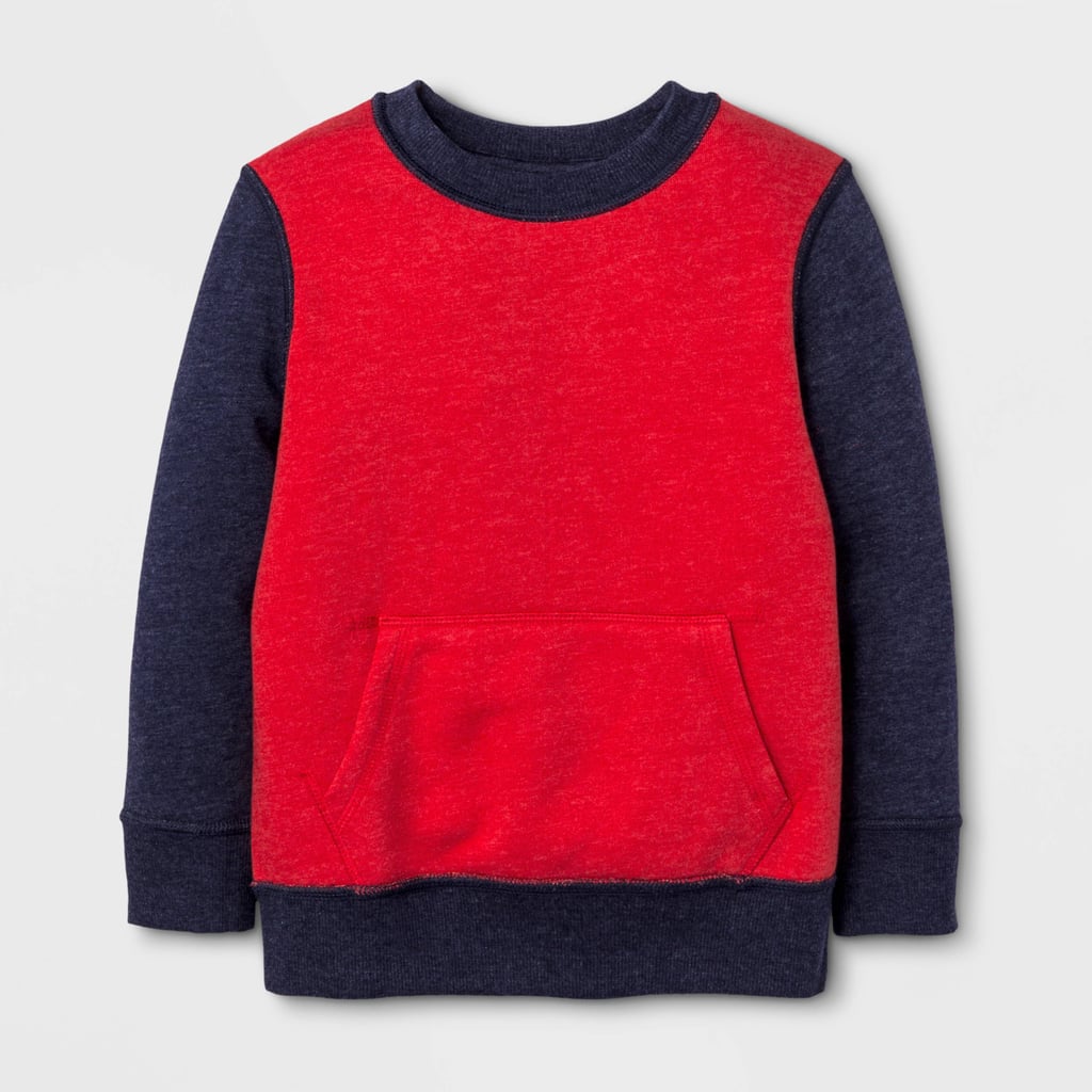 Fleece Long-Sleeve Sweatshirt ($6)