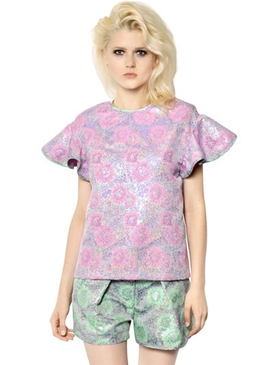 Luisaviaroma Techno Brocade Effect Top