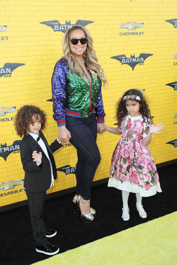 Mariah Carey and Her Kids at the Lego Batman Movie Premiere