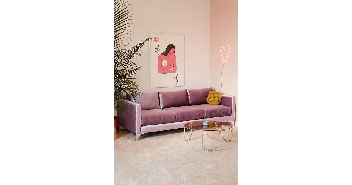 urban outfitters leather sofa