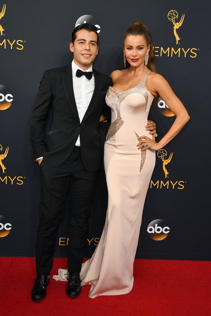 Sofia Vergara and Her Son, Manolo, at the Emmys 2016