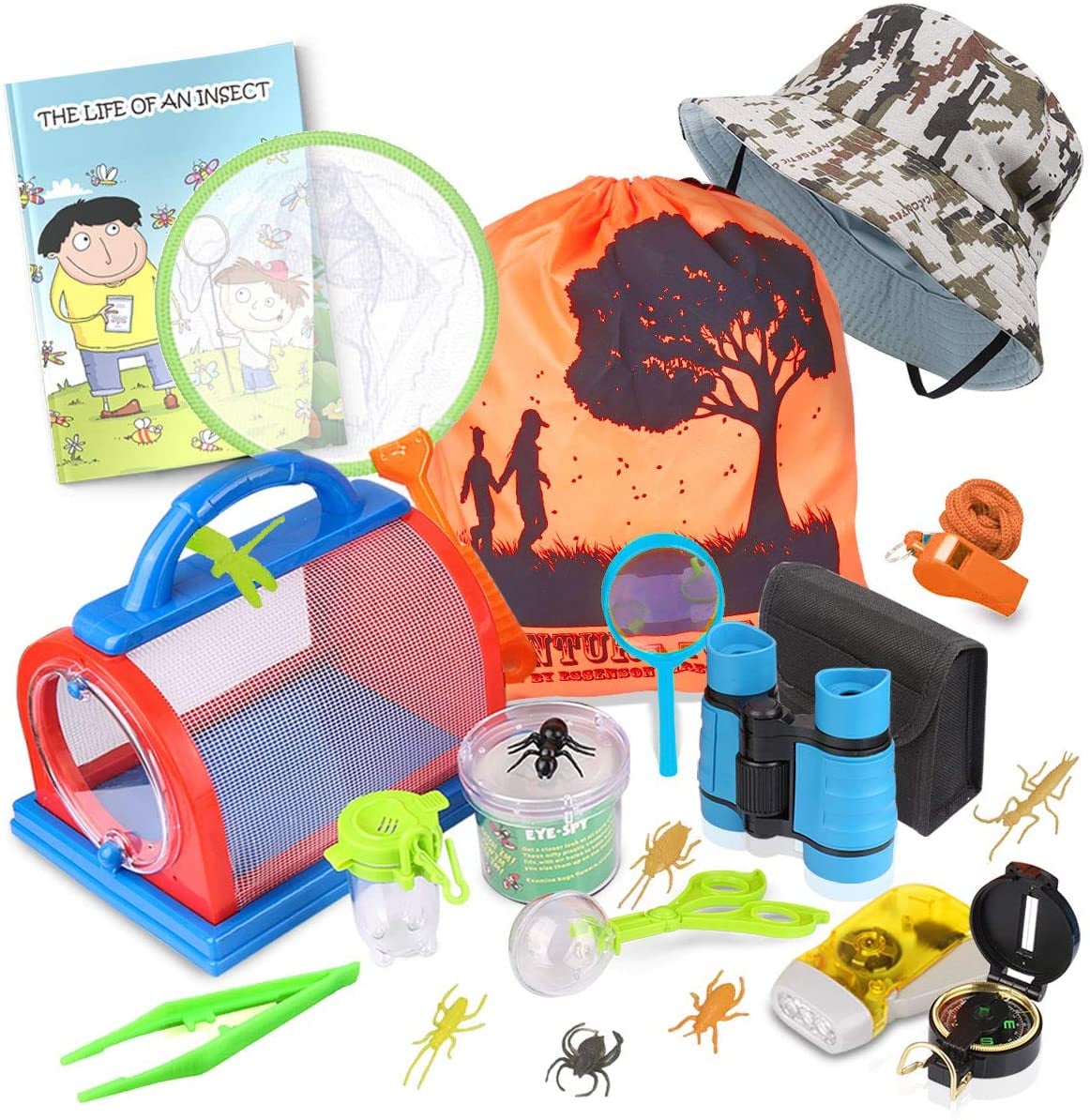 Kids Outdoor Explorer Kit Exploration Set for Boys Girls Educational