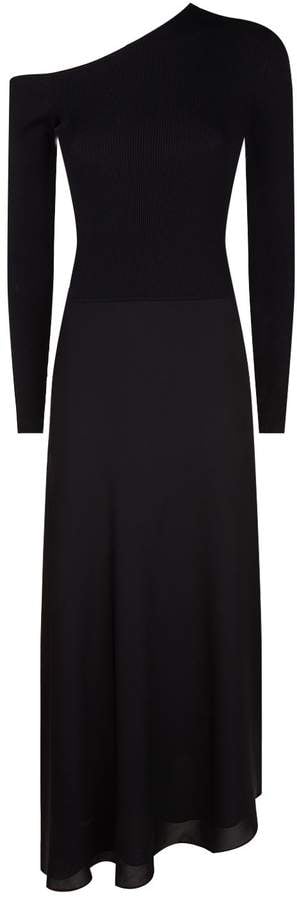 Theory Asymmetric Neck Sweater Dress