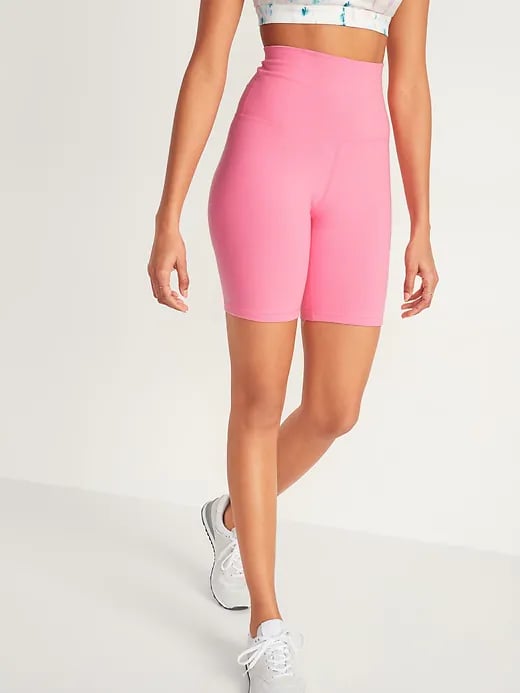 Old Navy Extra High-Waisted Balance Biker Shorts — 8-Inch Inseam