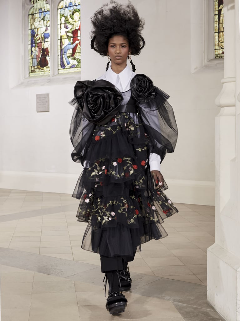 Simone Rocha Autumn 2021 Features Patchwork and Regencycore