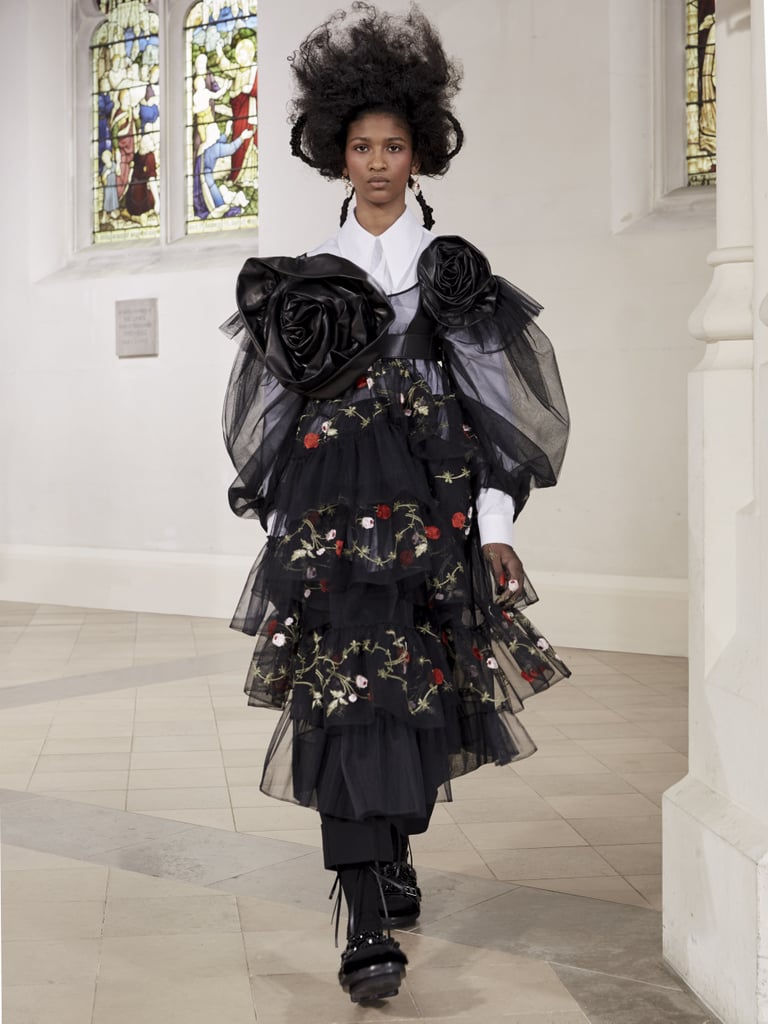 Simone Rocha Fall 2021 Features Patchwork and Regencycore