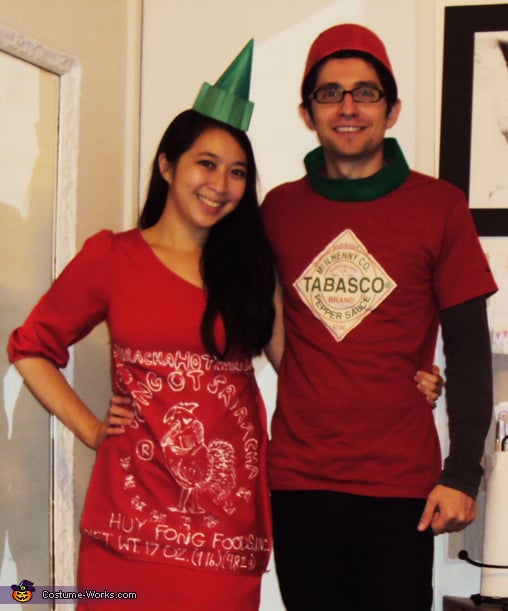 Sriracha and Tabasco