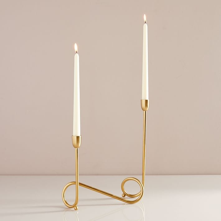 Metal Loop Candelabra (Set of 4)