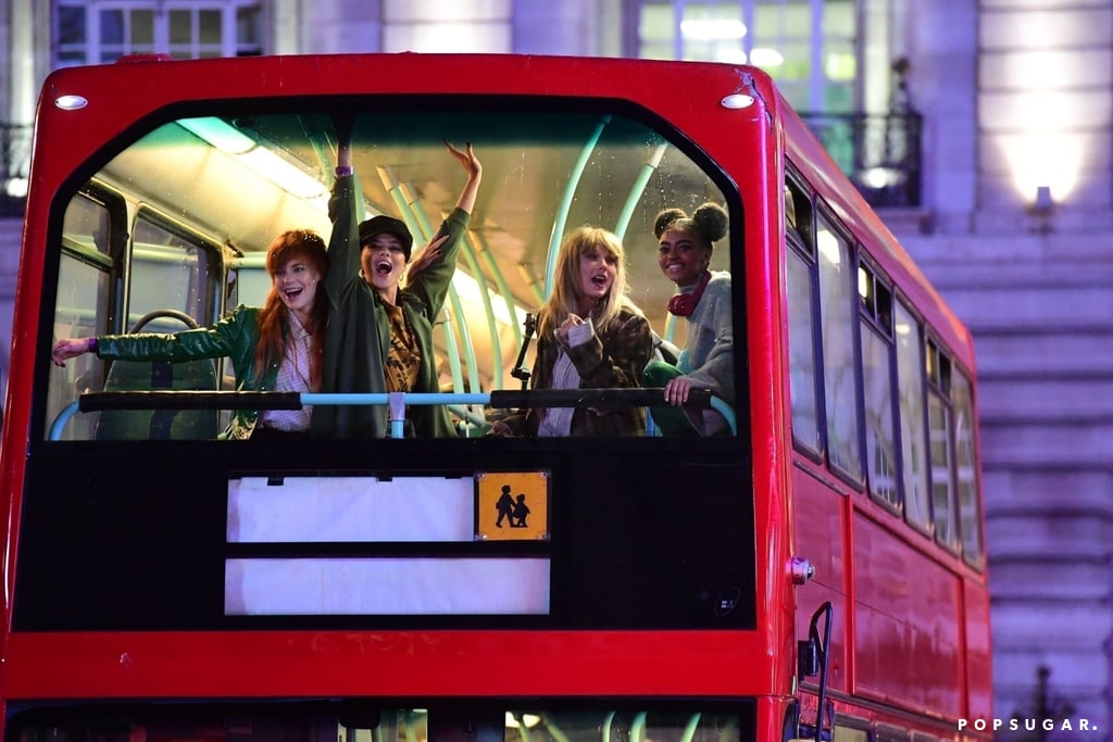 October: Taylor Films a Music Video in London