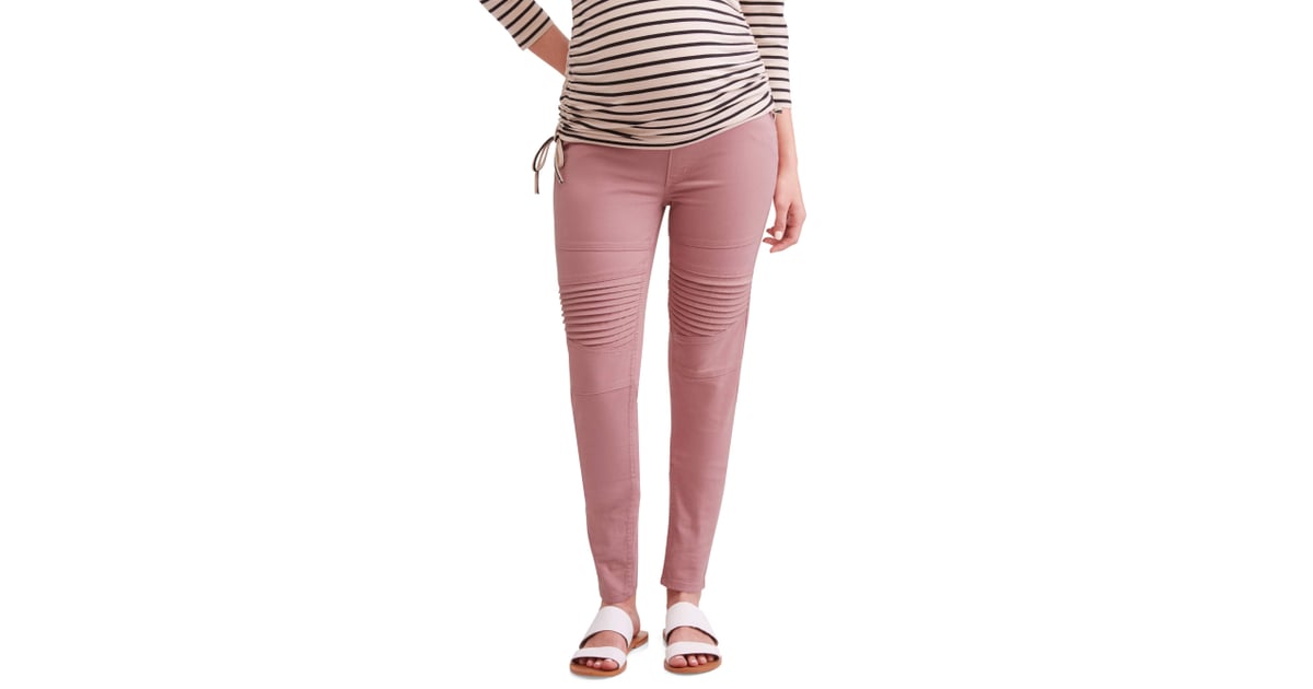 Maternity Over the Belly Skinny Moto Jegging Best Maternity Clothes