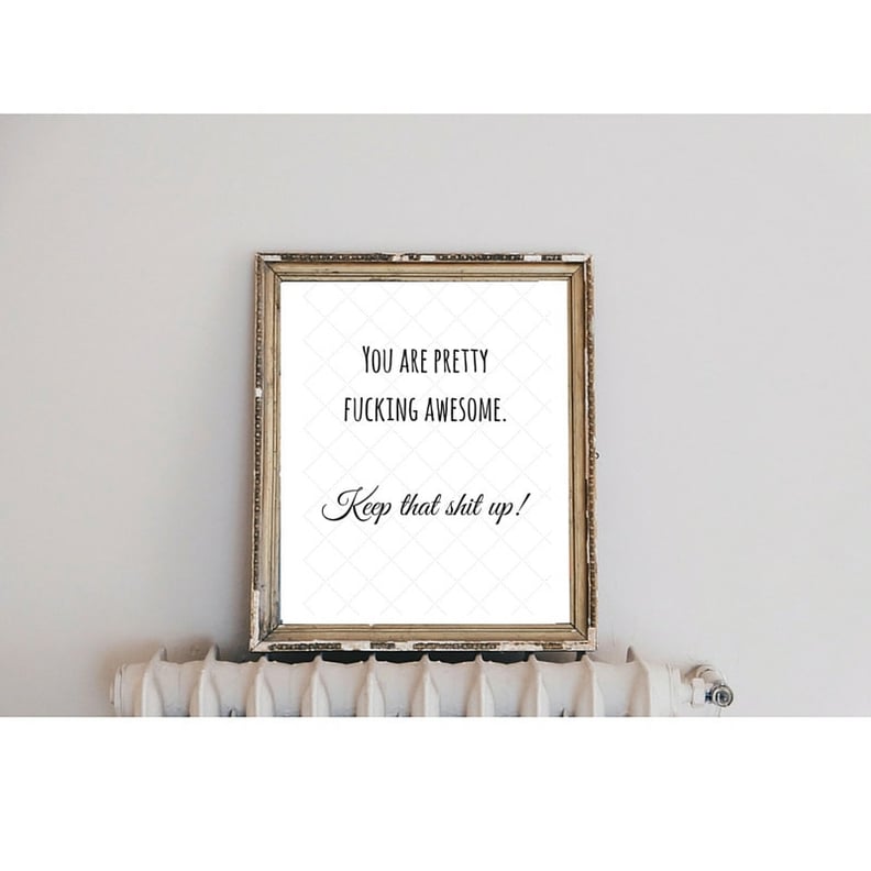 Motivation Printable Sign