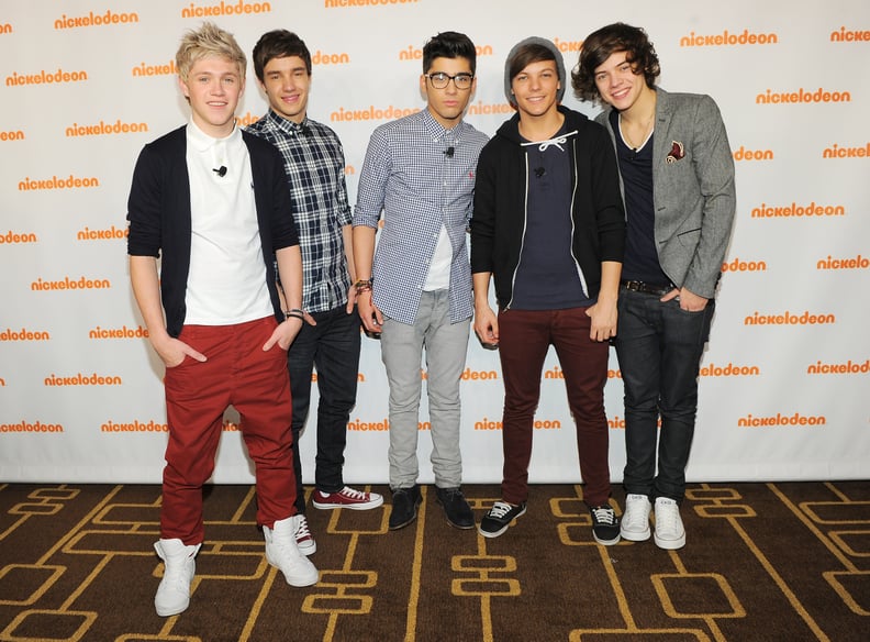 One Direction at the Nickelodeon Upfronts in New York in 2012