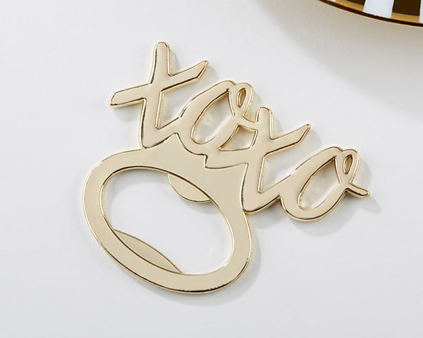 XOXO Gold Bottle Openers