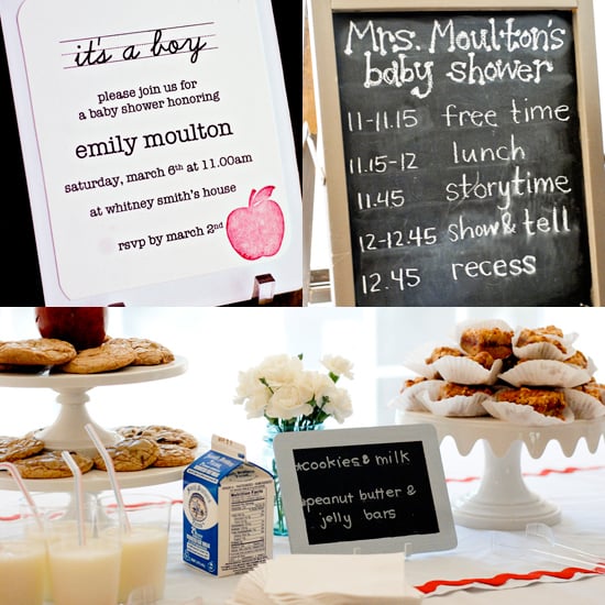 A School Theme Baby Shower For a Teacher and Mama-to-Be