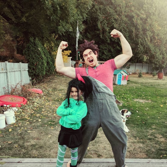 Dad and Daughter Wreck-It Ralph and Vanellope DIY Costumes