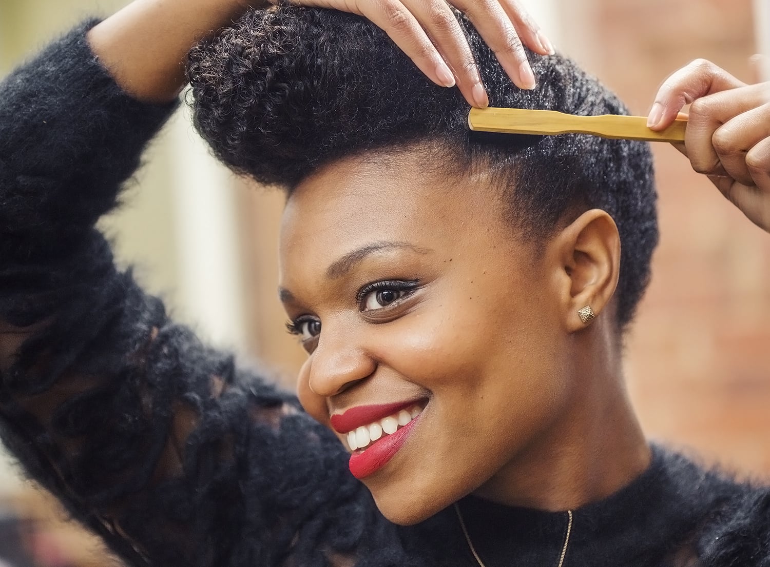 Step 6 Pompadour 2 Holiday Hair Ideas That Will Make You Glad