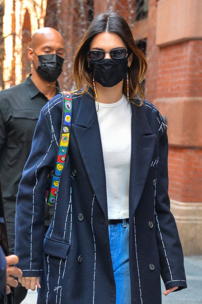 Kendall Jenner's Patchwork Staud Handbag While in New York