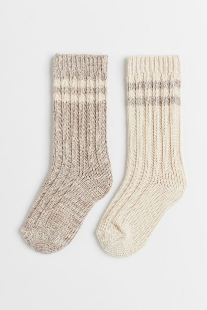Warm Socks: H&M 2-Pack of Knit Socks