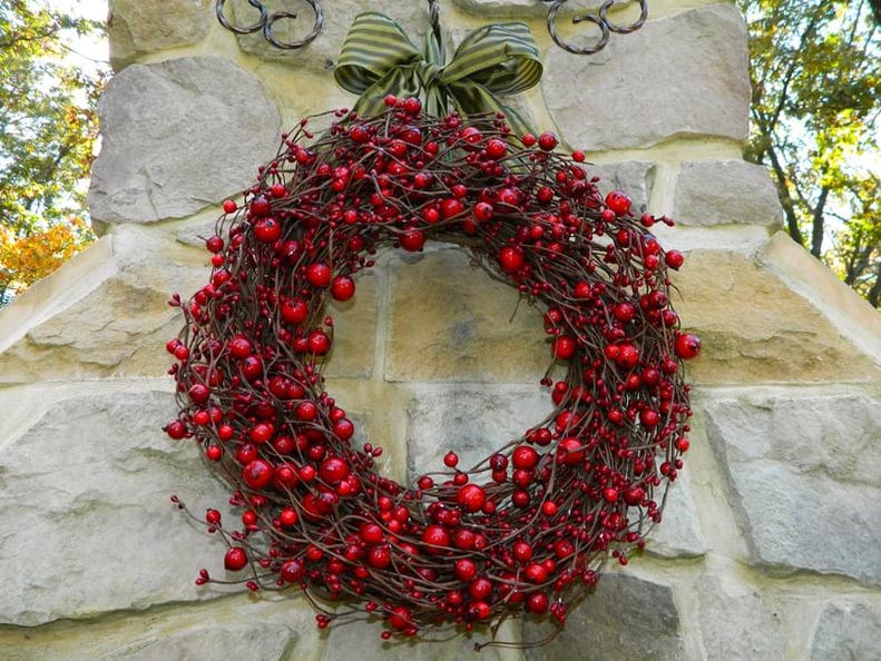 Red Berry Christmas Wreath