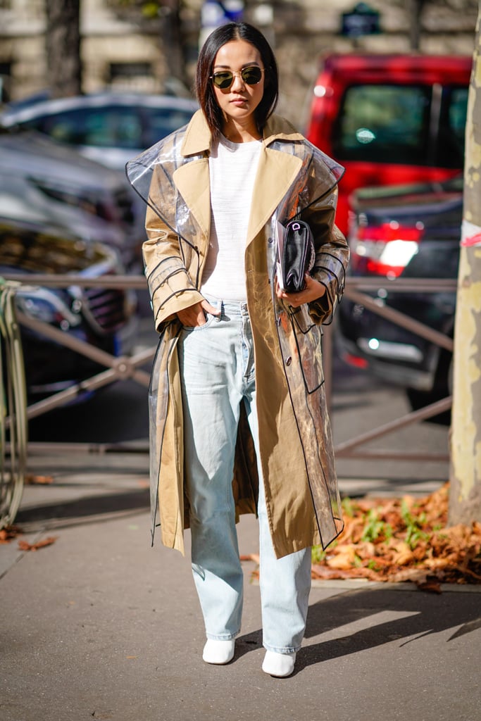 Rock it with a simple white tee and jeans to keep things more muted underneath. Rock it with a simple white tee and jeans to keep things more muted underneath.
