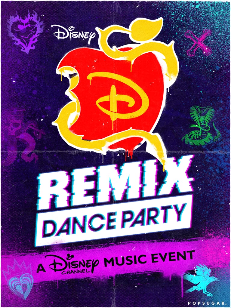 Descendants Remix Dance Party Poster